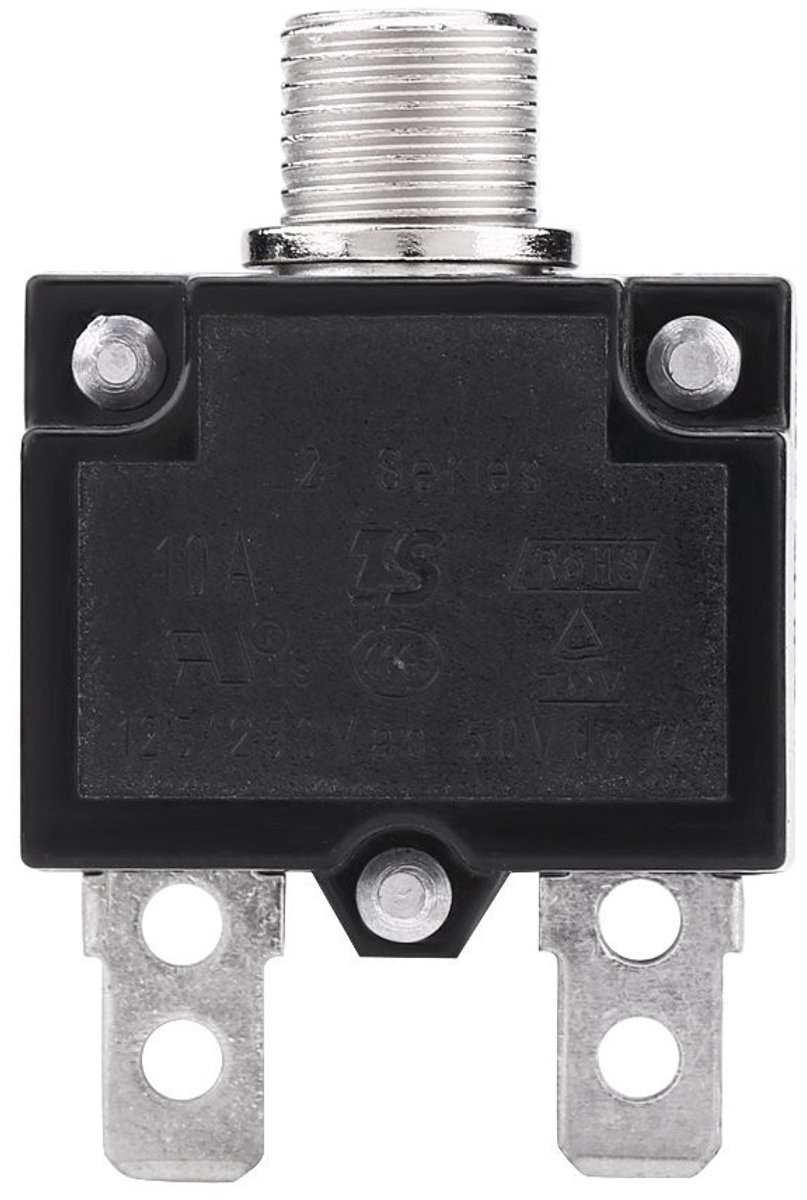 Dailygoody - Thermoswitch Reset - Overload Bescherming - 250V - Standaard Schakelaar - Veiligheid voor Generator - Geschikt voor Elektrische Apparatuur