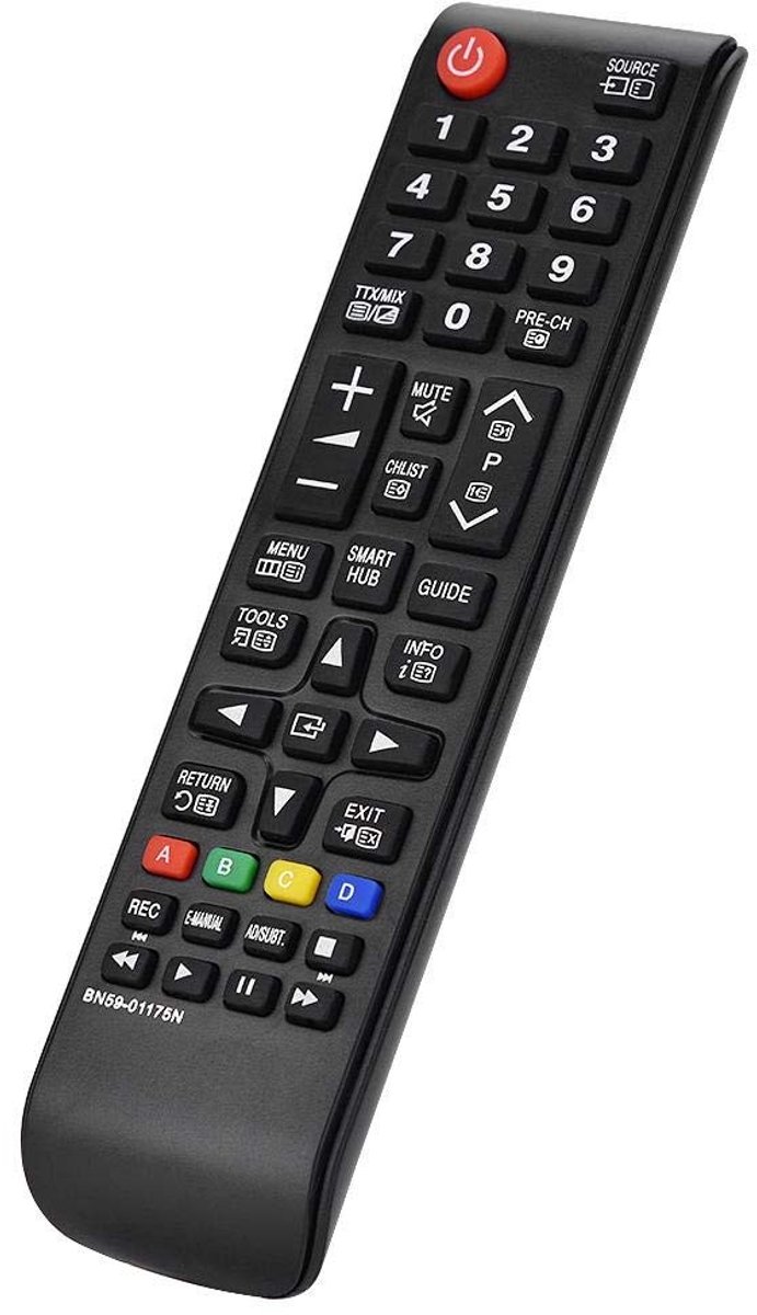 Dailygoods - Dailygoody - universele smart-TV-afstandsbediening - vervangende afstandsbediening - gebruiksvriendelijk - compact formaat - directe kanaaltoegang - i