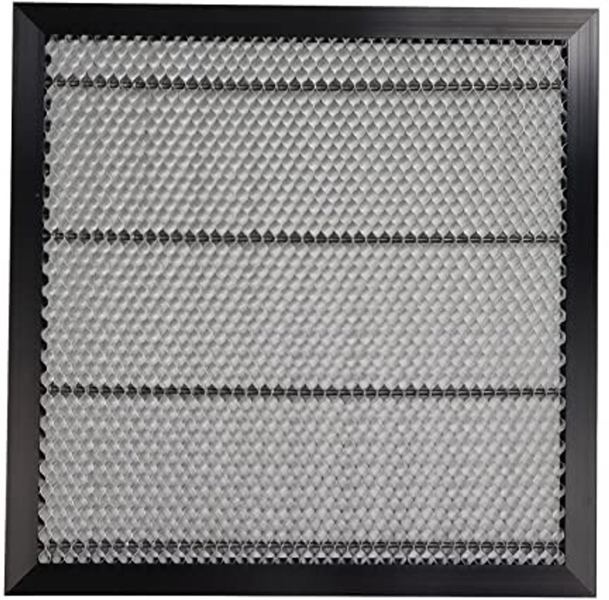 Dailygoods - Dailygoody - Lasersnijbed - Honingraatlaserbed - Nauwkeurig en schoon snijden - 400x400 mm - Aluminium laserbed - Geschikt voor CO2-lasergraveermachin.