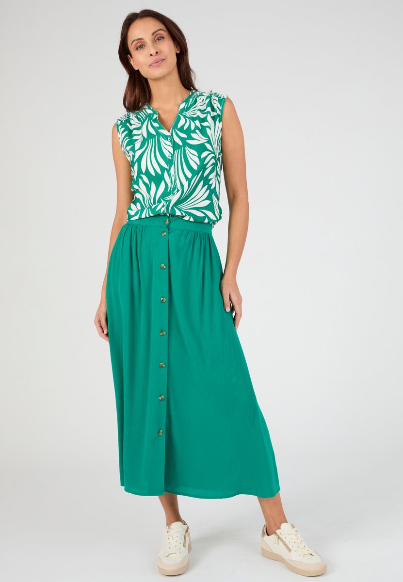 Damart - Top mouwloos reliëf Climatyl-label - Dames - Groen - 40