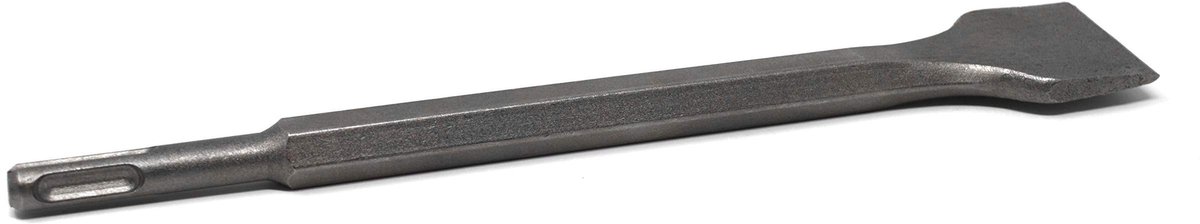 Dailygoods - Dailygoody - Design61 Spatbeitel - Beitel voor boorhamer - 250 x 40 mm - Geschikt voor stempelen - Voor wandbekleding - Inclusief 1 x spatbeitel