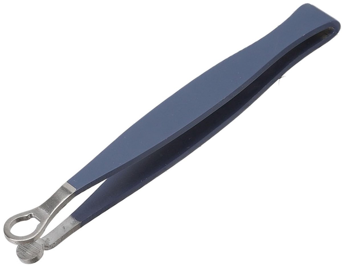 Dailygoods - Dailygoody - Roestvrijstalen Neusknipper Trimmer - Pijnloos Neushaar Trimmen - Ronde Punt - Neuspincet - Handig en Veilig - Geschikt voor Mannen