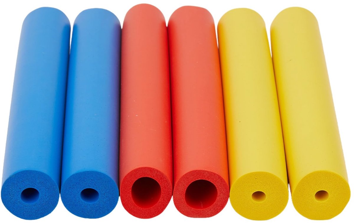 Dailygoody - Foam Grip Tubing - Antislip Comfort Grip - 6 Stuks - Voor Bestek en Gereedschap - Ideaal voor Handgereedschap - Verbeterde Grip