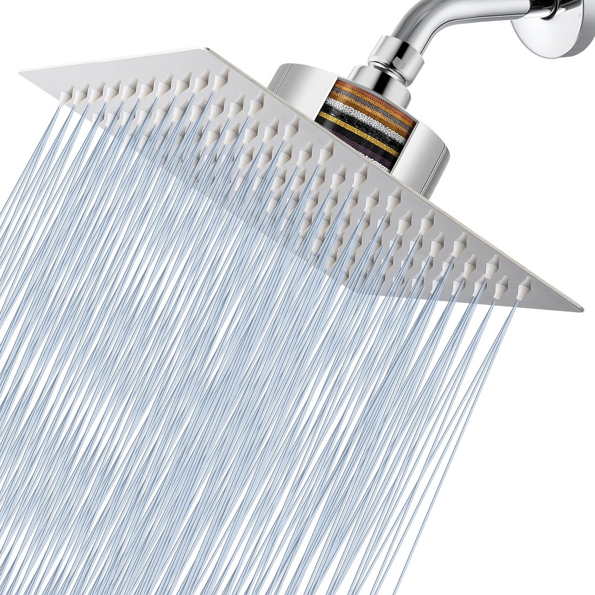 Dailygoody - OmGoods - Dailygoody - Regendouchekop - Gefilterde douchekop - 20 cm chroom -