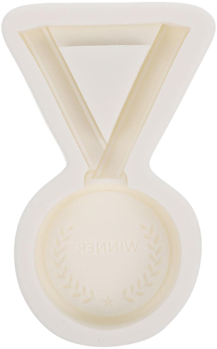 Dailygoods - Dailygoody - Siliconen Gummy Mallen - Hars Medaille Mallen - Perfect Voor Snoep en Chocolade - 9,5x6x1,3 cm - Creatief Bakken - Geschikt Voor Hobbyisten