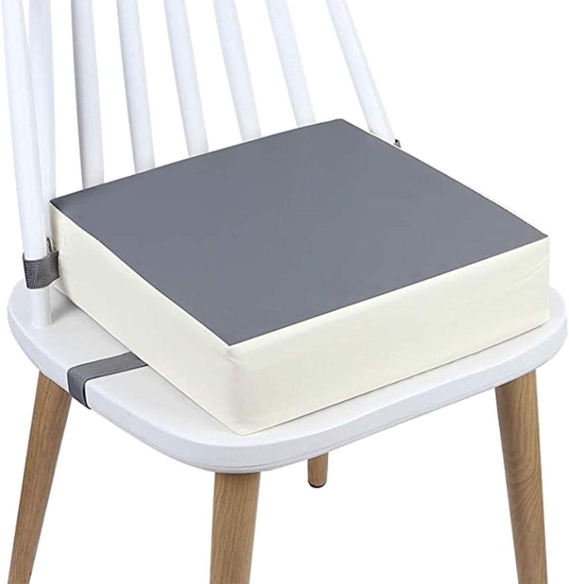 Dailygoods - Dailygoody - Tragbare Sitzerhöhung - Hoogstoel voor Kinderen - Comfortabel en Wasbaar - Grijs - Veiligheidsschnalle - Ideaal voor Thuis en Reizen