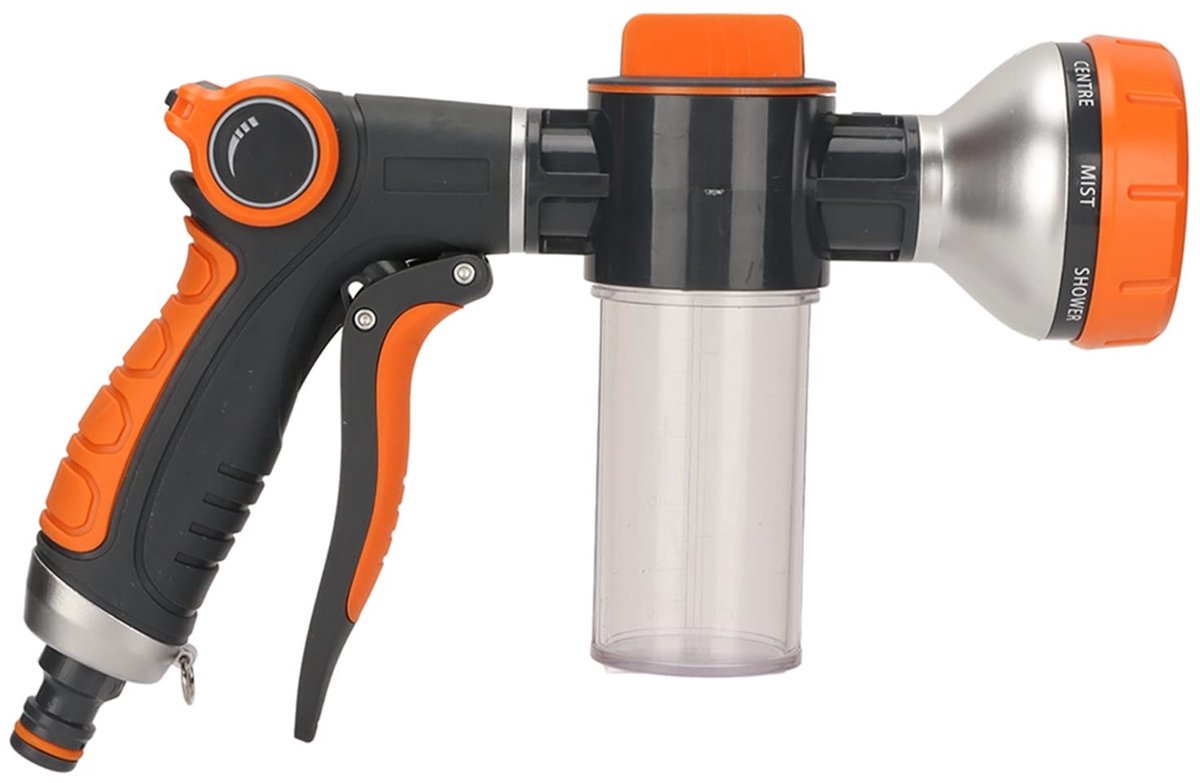 Dailygoods - Dailygoody - Multifunctionele Hogedruk Waterspuitmachine - Tuinbewatering - Eenvoudig te gebruiken - 8 Modi - Comfortabel ontspanningsmechanisme - Ide