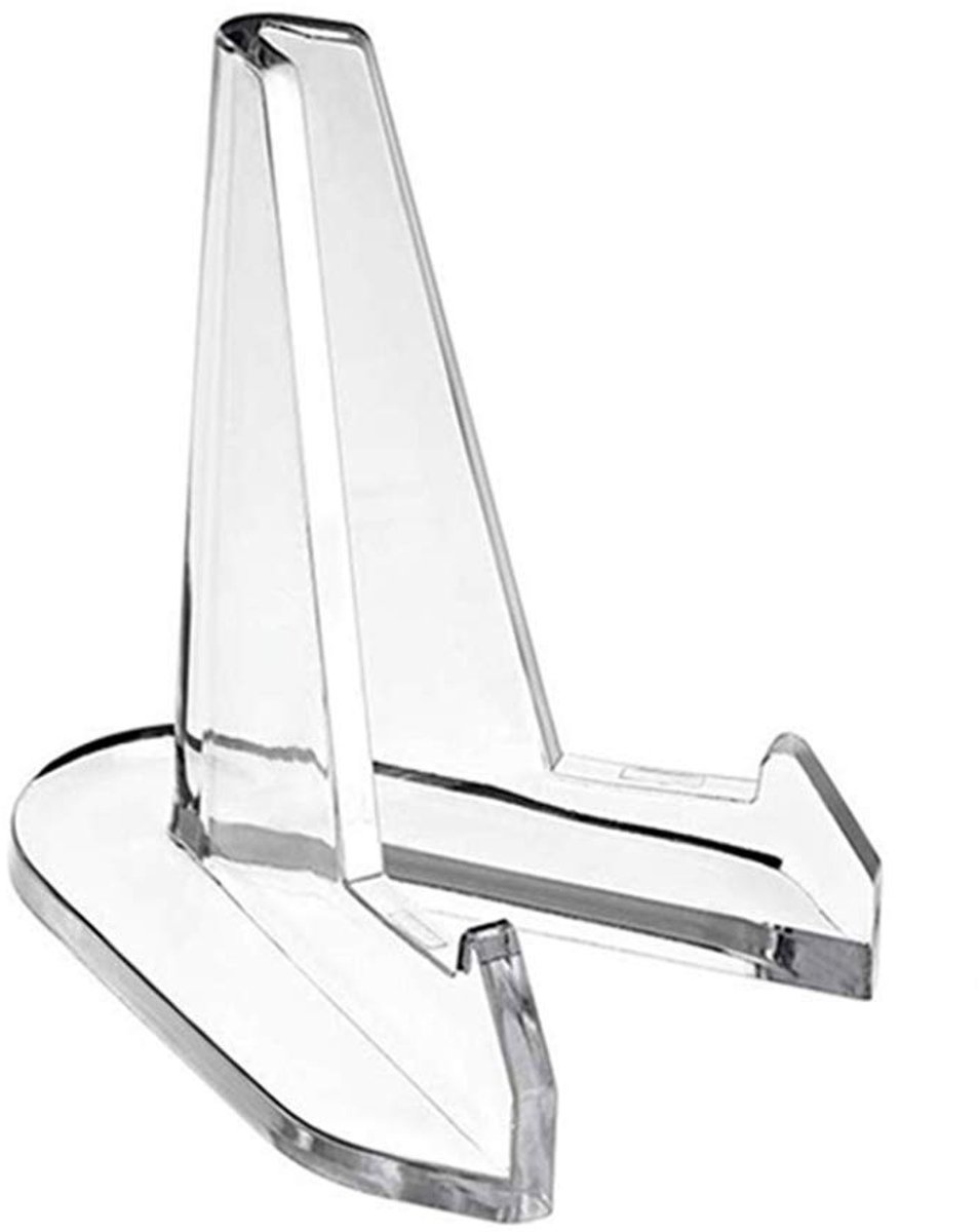 Dailygoods - Dailygoody - Acryl standaard - Display houder voor munten - Compact en duurzaam - Doorzichtige kunststof - Geschikt voor zakhorloges en medailles - 1