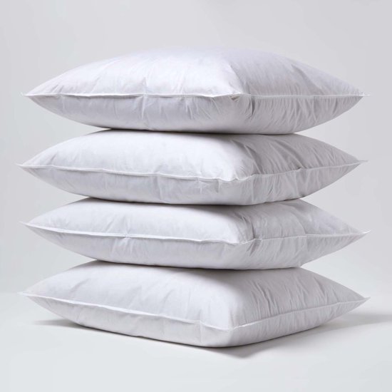 Veren Hoofdkussen Set (2 Stuks) - 60x70 cm-Medium
