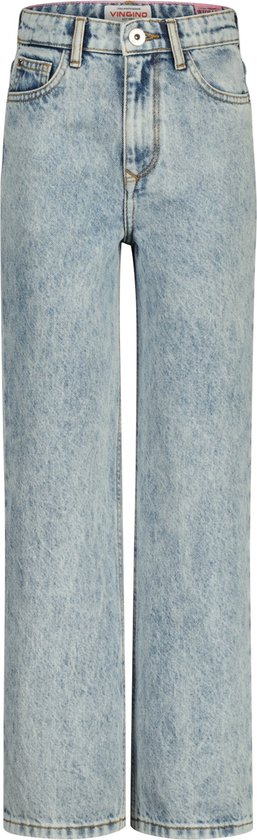 Vingino Cato Heart Meisjes Jeans - Light Bleach