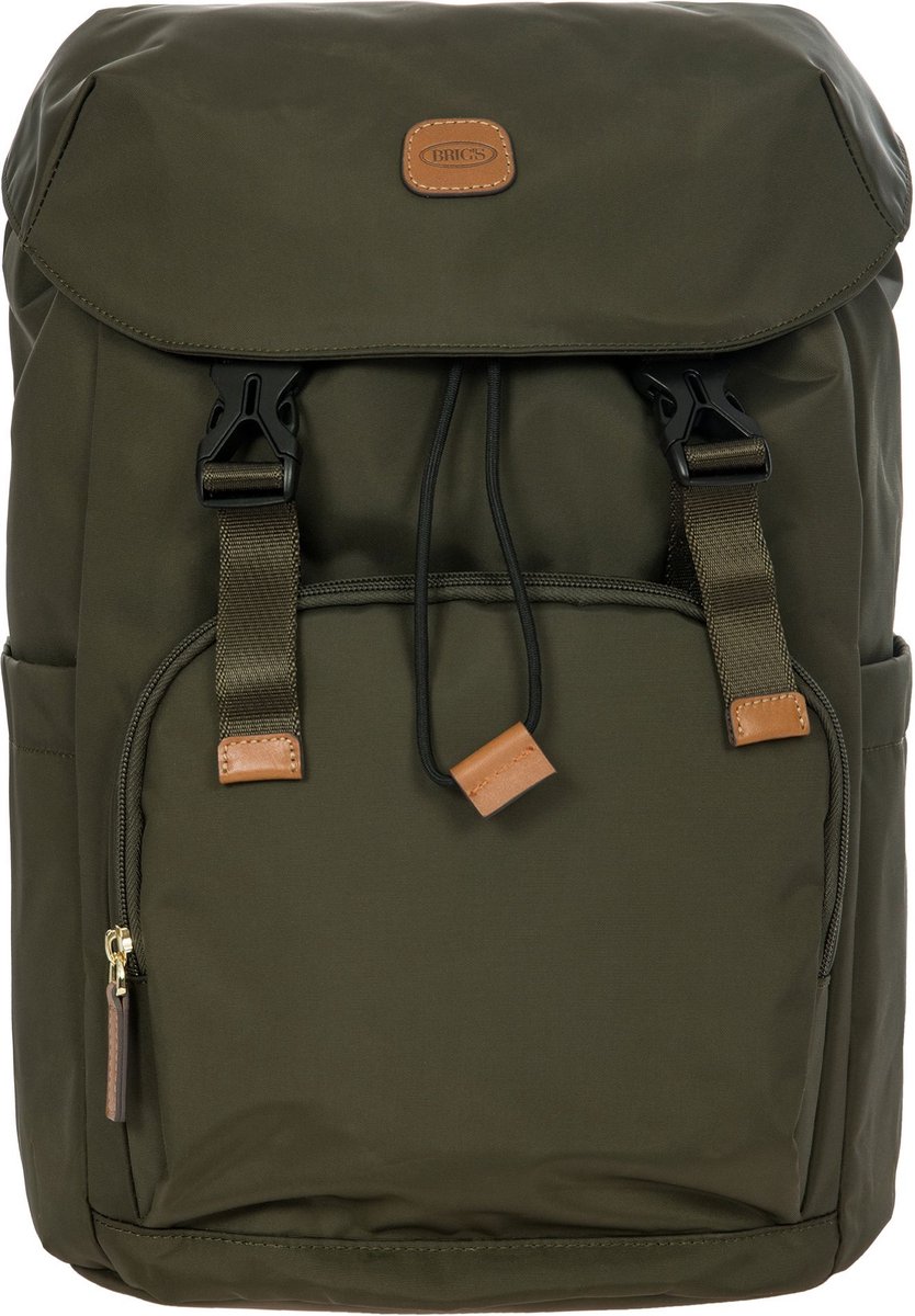 BRIC'S Vrije tijd rugzak Rugzak met laptopvak X-Collection Backpack Olive Donkergroen