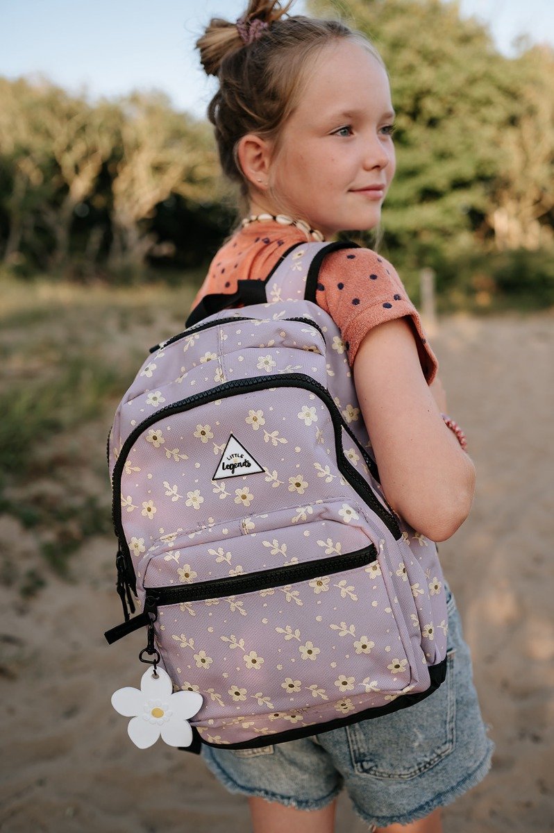 LITTLE LEGENDS BACKPACK L LILA FLOWER – foto 7