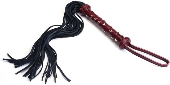 Foto: Banoch crop black 67 cm paardrijzweep zwart carbon