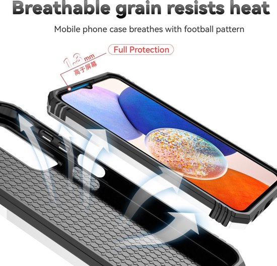 Coverup Ring Kickstand Couverture arrière avec Shield d'appareil photo adapté à la coque Samsung Galaxy A35 - Grijs