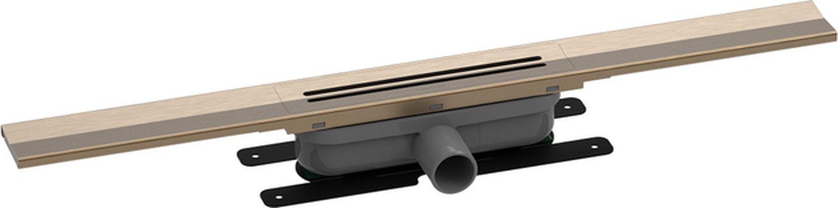 Easy drain R-line Clean Color douchegoot 100cm brushed bronze