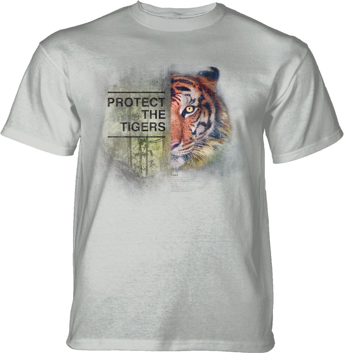 T-shirt Protect Tiger Grey M