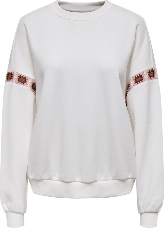 Only Luni Crew Neck Embroidery Sweater Dames - Maat S