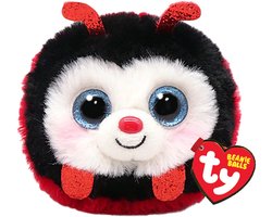 TY Teeny Puffies Izzy Ladybug 10 cm