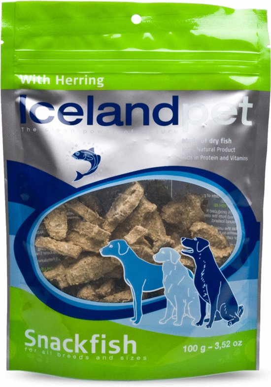 Icelandpet Snackfish Hondensnack Haring - 100 gr