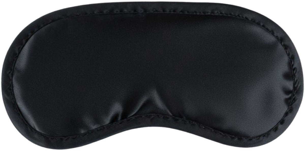 Blinddoek satijn - Zwart