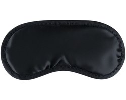 Blinddoek satijn - Zwart