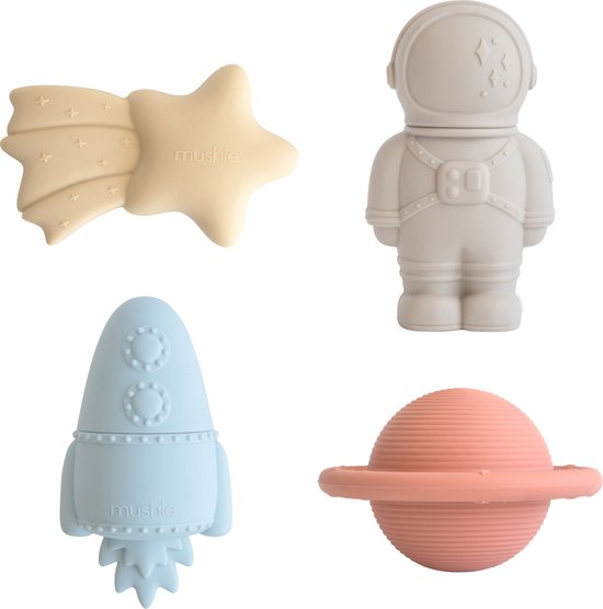 Mushie Bad Set - 4-Pack - Space
