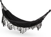 Bol.com Outtec® Hangmat XXL - 200x150 cm tot 200kg - Boho Katoenen Hangmat voor Buiten Tuin Balkon - voor Kinderen en Volwassenen aanbieding