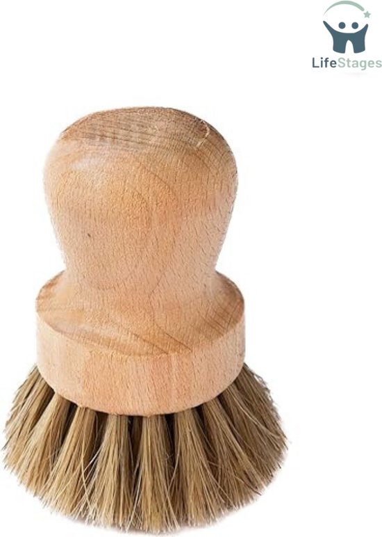 Setje houten groenteborstels. - Hjoed & Juster Brocante