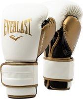 Everlast Powerlock 2r Training Glove, White/gold 10-OZ