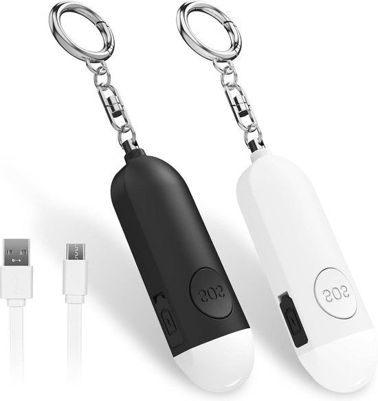 Fauxomor Persoonlijk Alarm voor Vrouwen, 6 Stuks 140DB Zelfverdediging Fauxomor Persoonlijk Alarm voor Vrouwen, 6 Stuks 140DB Zelfverdediging