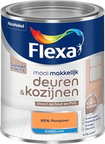 Flexa - Mooi Makkelijk Deuren & Kozijnen Zijdeglans - 85% Pompoen - Mengverf - 0.75 L