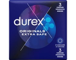 Durex Condooms Extra Safe - 2 x 3 stuks - Voordeelverpakking