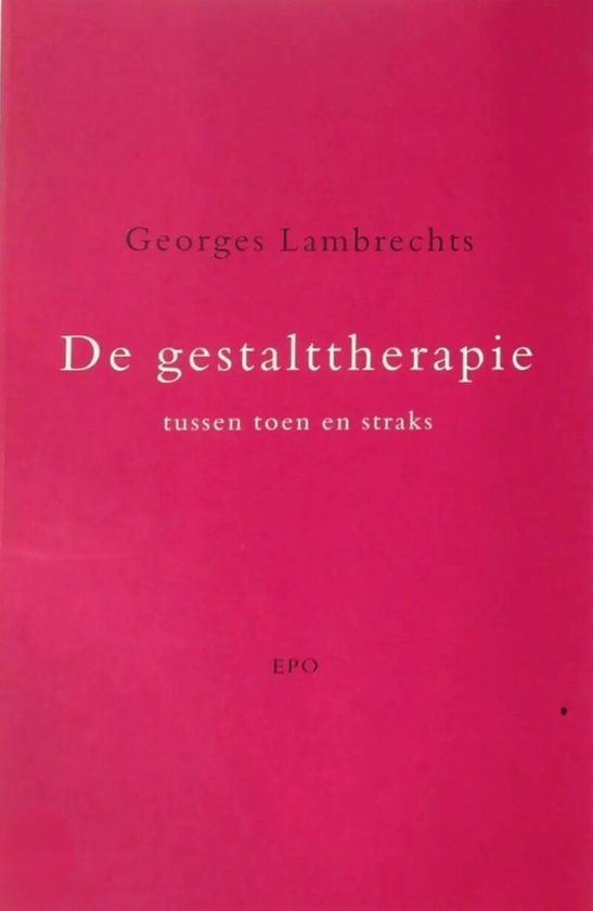 De gestalttherapie - cover