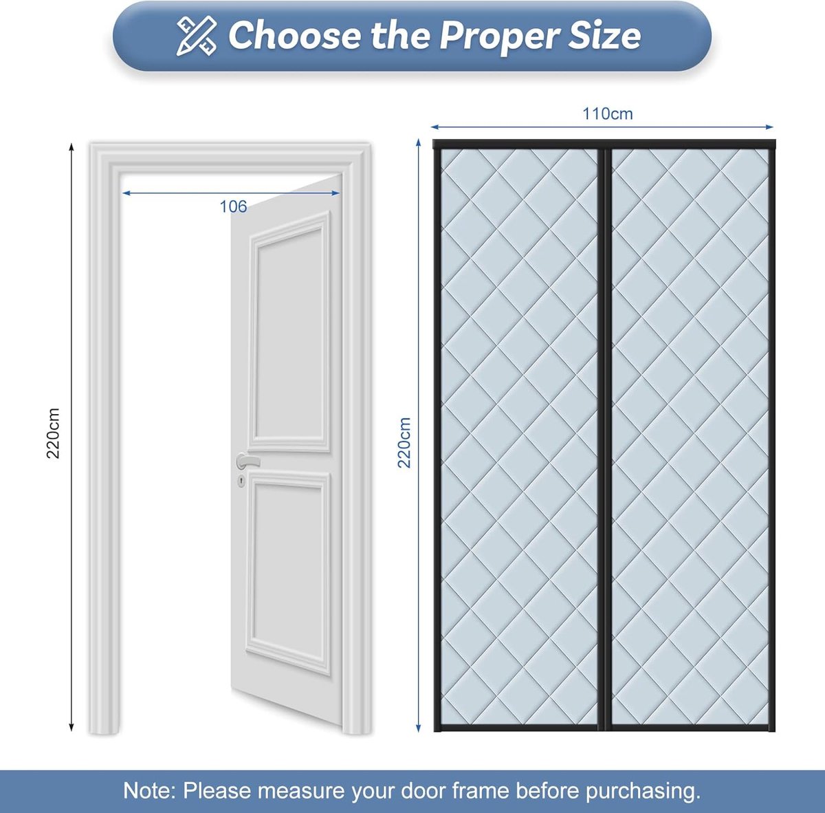 Garagedeurscherm Voor de Wintern, Isolatieset Voor Garagedeuren, Magnetisch Thermisch Geïsoleerd Deurgordijn, Deurafdekpanelen Voor Koude Omstandigheden Met Verdikt Katoen 210-490cm(Gray,340x330cm