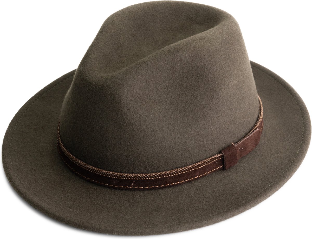 MGO Taylor - Vilt hoed - Unisex - Olive