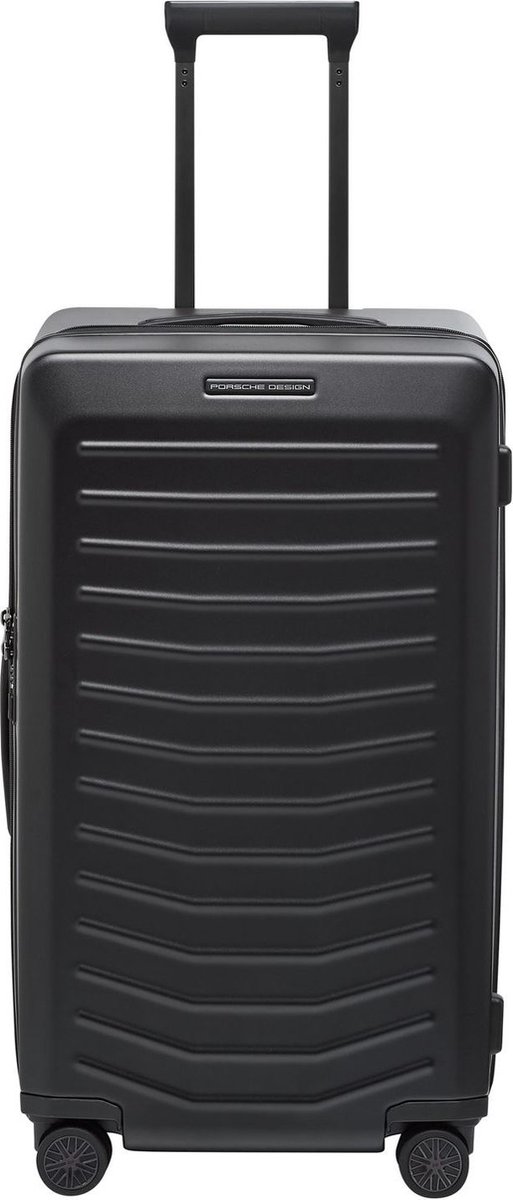 PORSCHE DESIGN Trolley Roadster HC 4W Trunk Black Matte Zwart 71cm