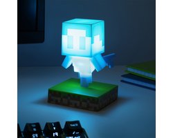 Minecraft officieel gelicentieerde Allay vrijstaande bureaulamp, gamingkamerdecoratie en merchandise voor jongens en meisjes, nachtlamp‑cadeauaccessoire voor speelkamer en slaapkamer – Paladone