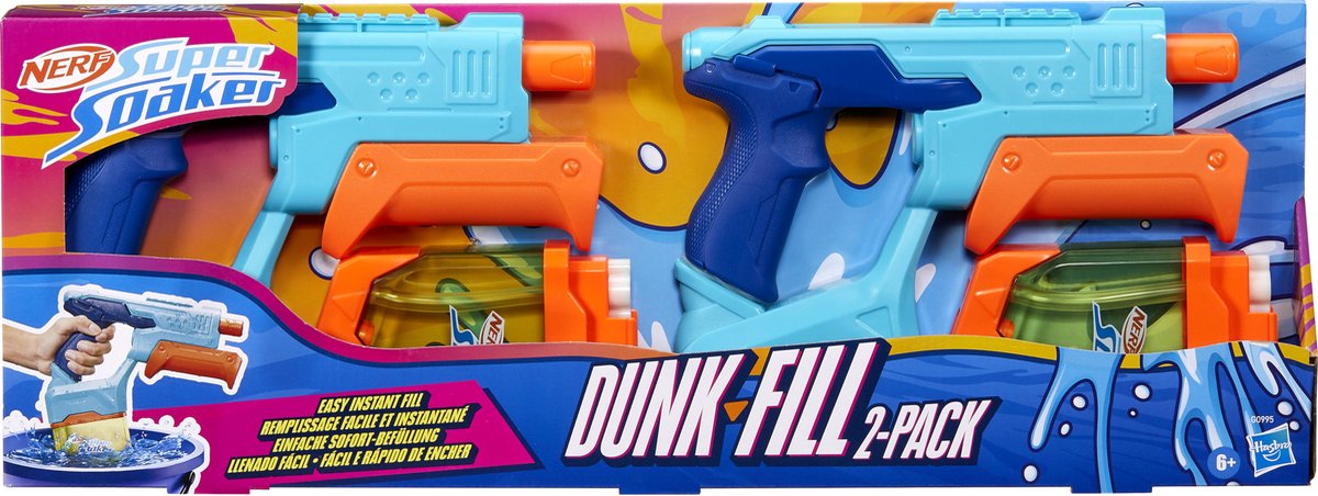 Nerf Super Soaker Dunk-Fill - Waterpistool - Duopack — afbeelding 6