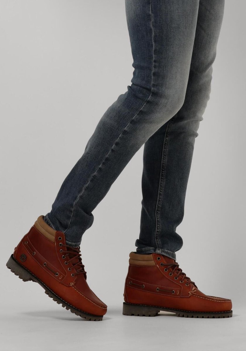 Timberland Authentic Mid Lace Up Boot M Boots Heren Cognac