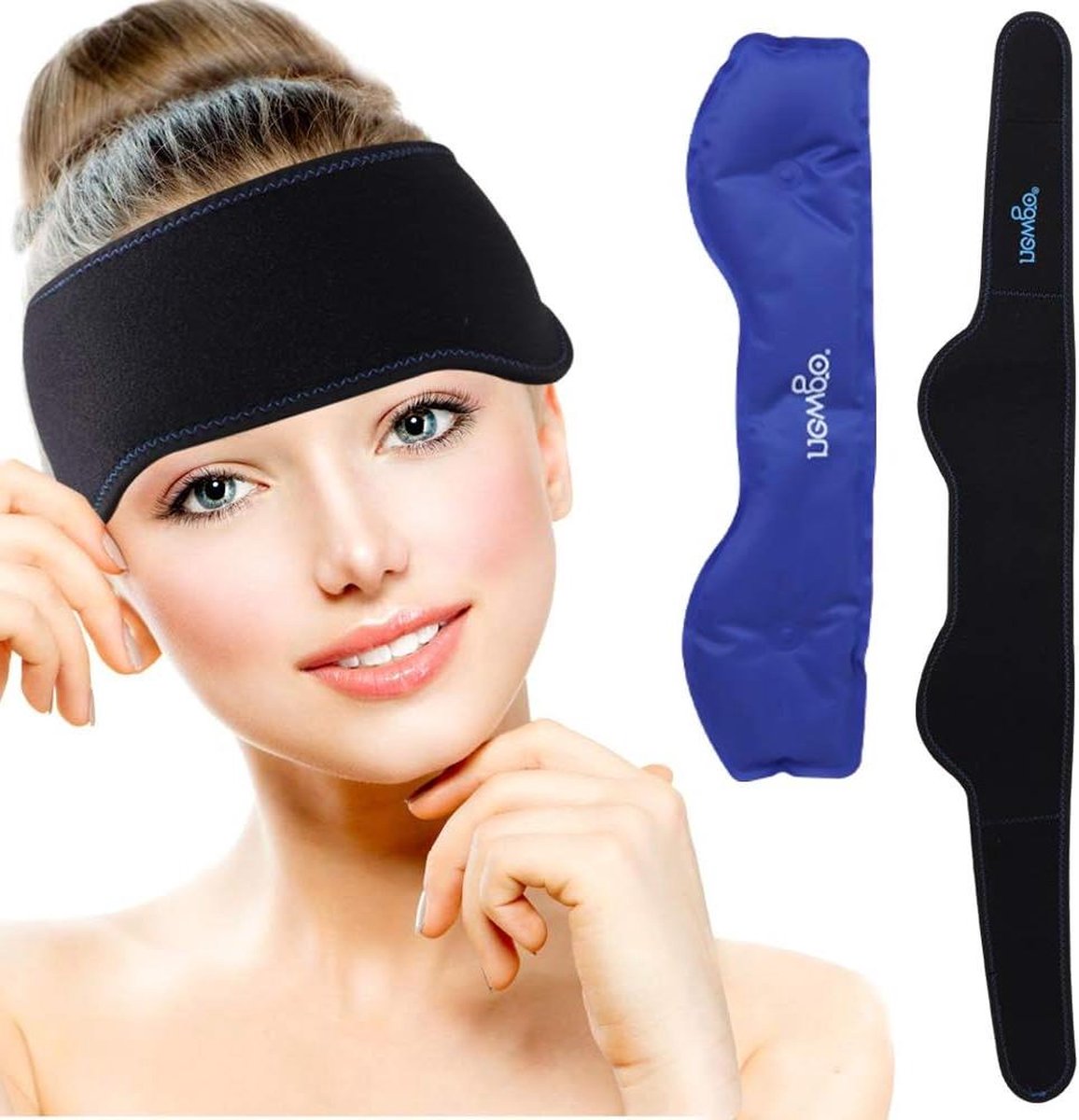 Goedkoopste Migraine Relief Ice Pack - Warm Koud Kompres - Gel Ice Pack voor Hoofdpijn - Chronische Migraine - Chemo - Spanning - Sinus Pijn - Stress Relief - Menopauze
