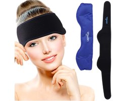 Migraine Relief Ice Pack - Warm Koud Kompres - Gel Ice Pack voor Hoofdpijn - Chronische Migraine - Chemo - Spanning - Sinus Pijn - Stress Relief - Menopauze