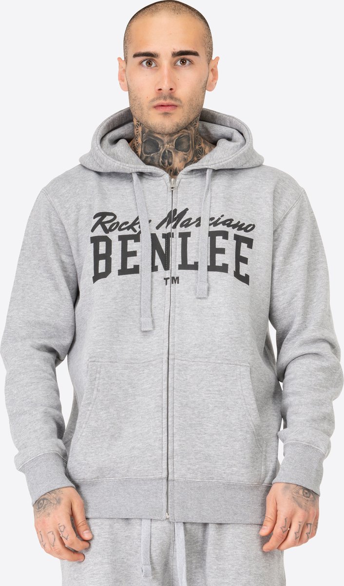 Benlee Vitalino Sweatjack met capuchon en ritssluiting, normale pasvorm