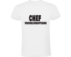 Chef Voedselvergiftiging T-shirt - kok - horeca - keuken - eten - kookles - restaurant - shirt