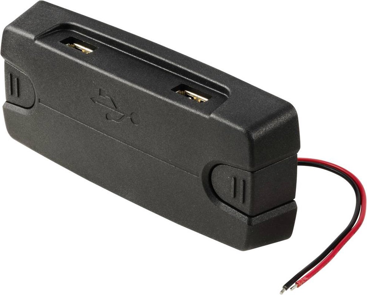 TRU COMPONENTS TC-12114152 Dual USB-A laadbus 1 stuk(s)