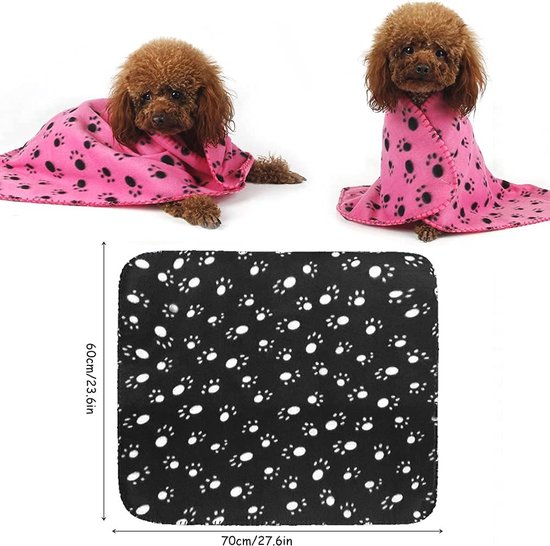 3 Stuks Hond Pootafdruk Fleece Deken Fleece Leuke Hond Pootafdruk Bijtvast Zacht Warm Slaapmat voor Huisdieren Honden 3 Stuks Hond Poot (25,5 cm 3 Stuks Hond Pootafdruk Fleece Deken Fleece Leuke Hond Pootafdruk Bijtvast Zacht Warm Slaapmat voor Huisdieren Honden 3 Stuks Hond Poot (25,5 cm
