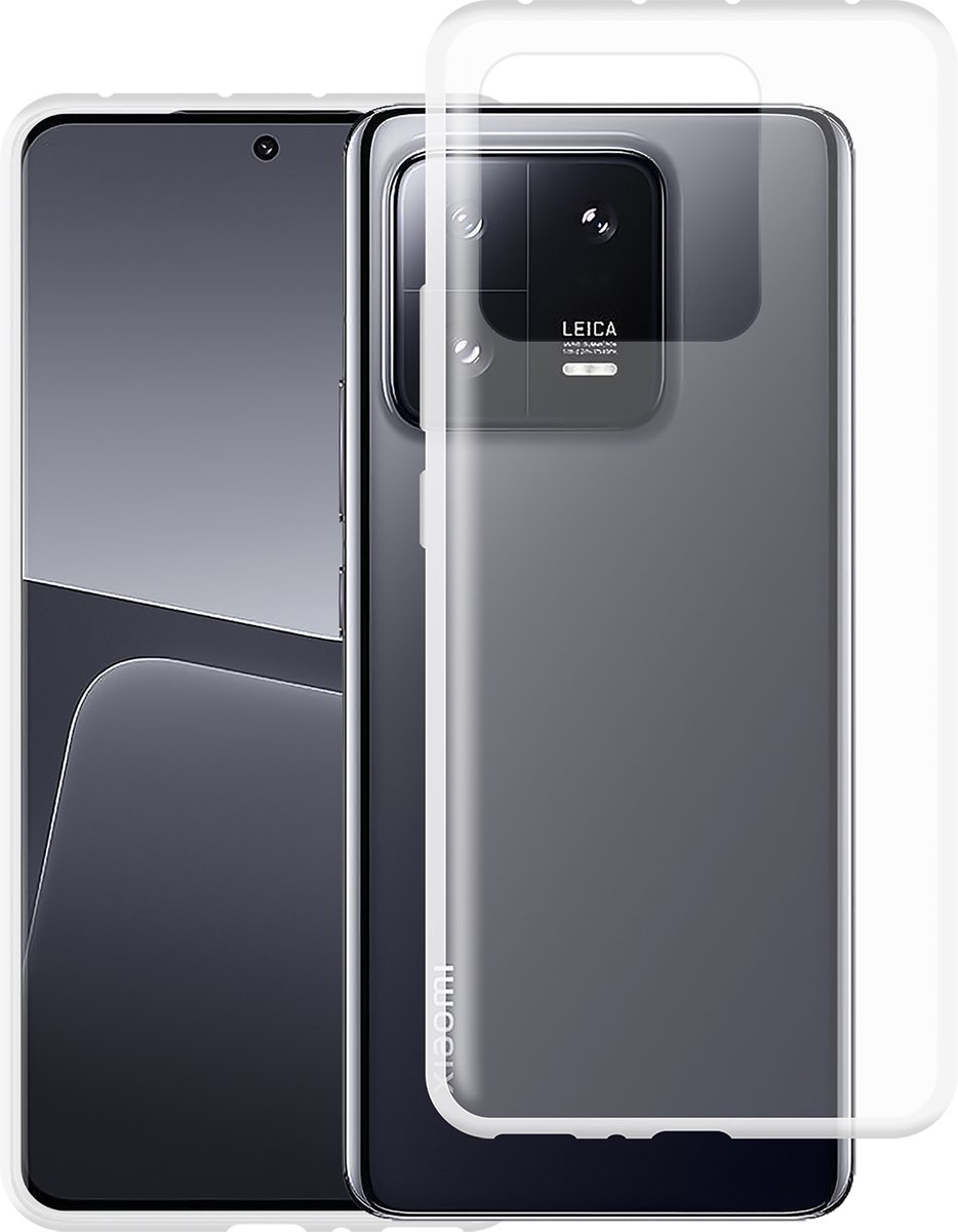 Cazy hoesje geschikt voor Xiaomi 13 Pro Hoesje Siliconen - Flexibele Case - Transparant