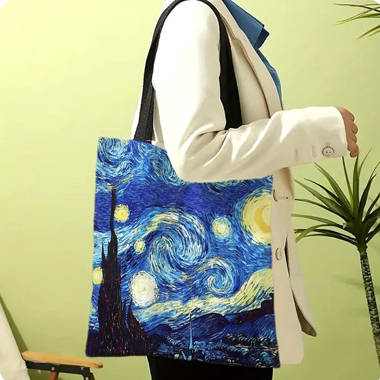 Canvas Vincent Van Gogh - Sterrennacht boven de RhÃ´ne - 50x70cm