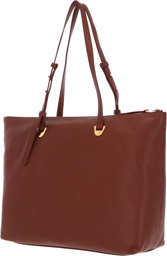 COCCINELLE Cuir Sac à épaule Sac shopper Lea Shoulder Bag Brule Brun