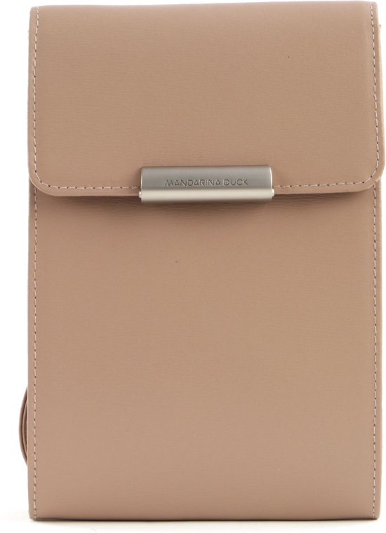 Portefeuille De Soirée Mandarina Duck Hera 3.0 - Rouge Vif En Cuir De Veau - Sac élégant Pour Cartes Et Billets - Neuf Avec étiquettes