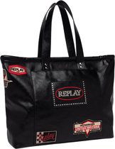 REPLAY Sac shopper Sac à épaule Shopper Black Noir